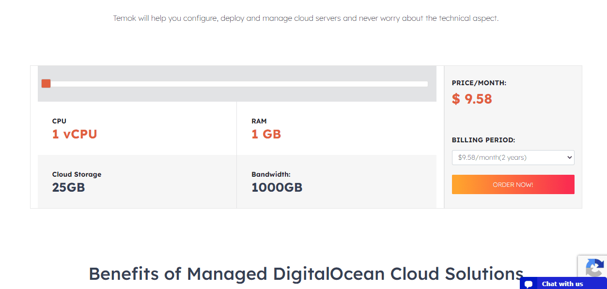 Temok Digital Ocean Cloud Hosting