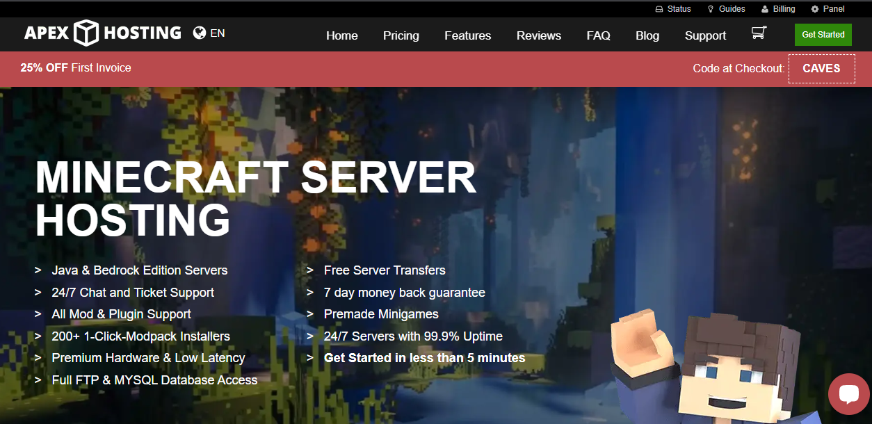 Apex Hosting Best Minecraft Server Hosting